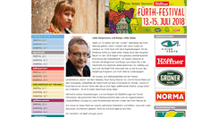 Desktop Screenshot of fuerth-festival.com